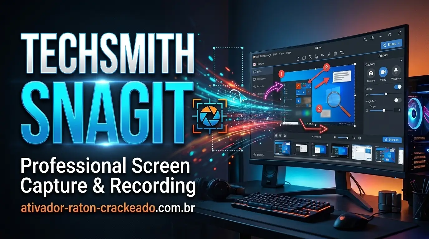 TechSmith Snagit 26.4.0.12714 Baixar Gratis PT-BR Gratis Download - AtivadorRatonCrackeado Snagit para Windows Captura