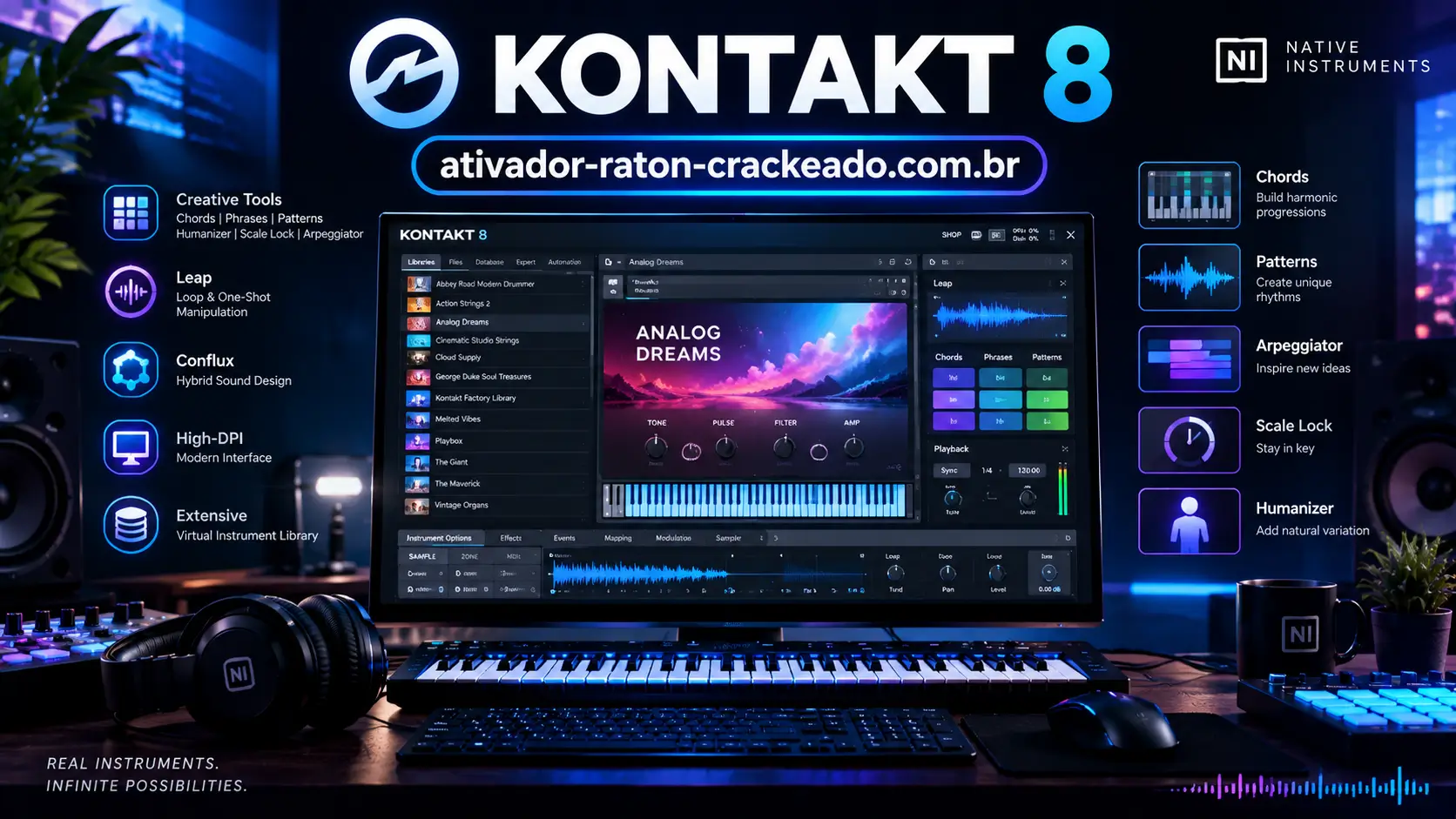 Kontakt 8 Download, Recursos