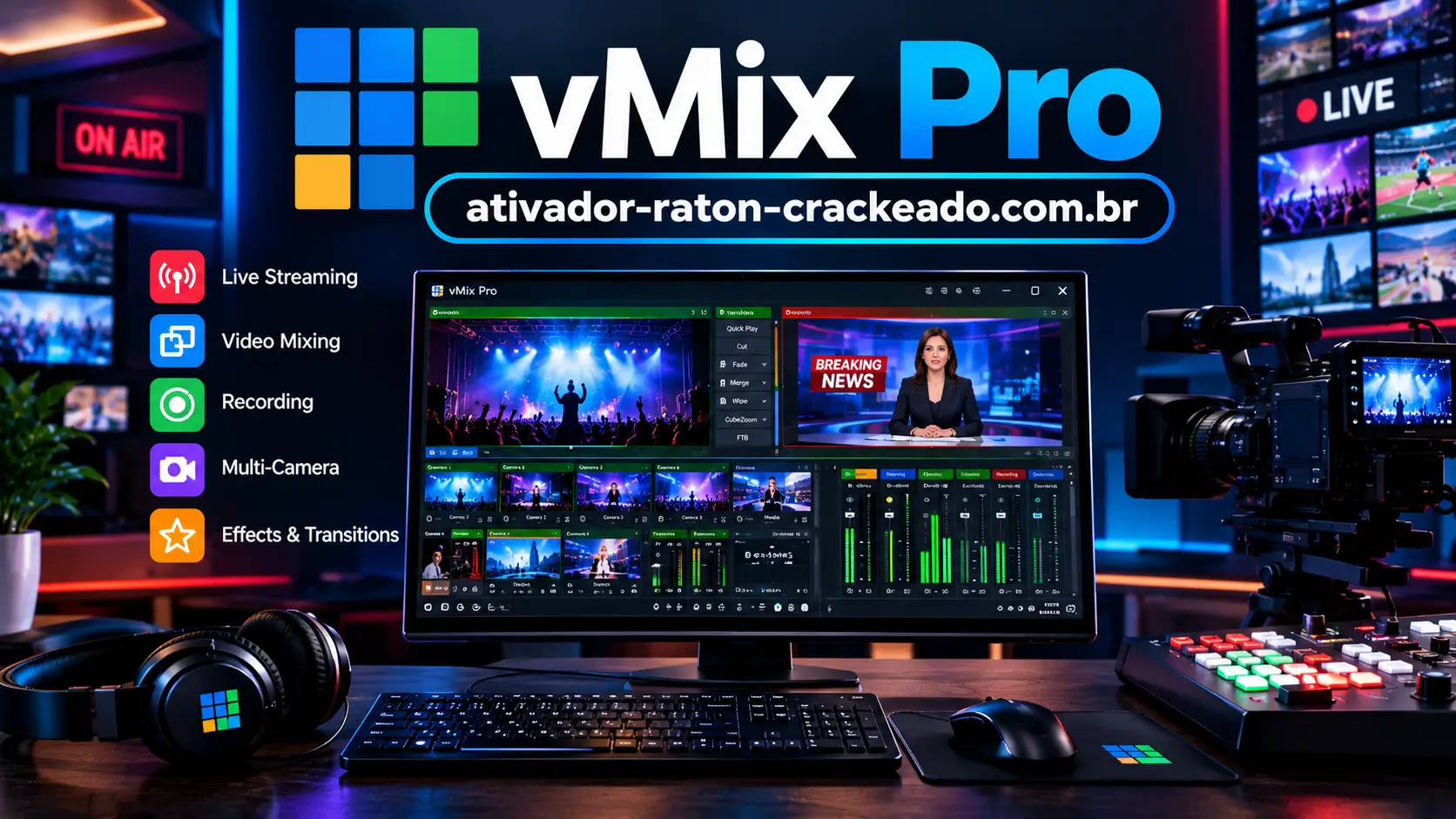 vMix Pro 28.0.0.42 Baixar Gratis Completo PT-BR Gratis Download - AtivadorRatonCrackeado vMix Pro Download Versão 29, Recursos