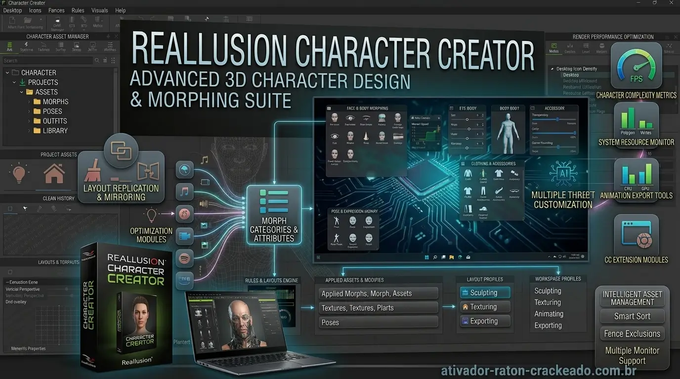 Reallusion Character Creator 5.02.0923.1 Gratis Baixar Português PT-BR Gratis Download - AtivadorRatonCrackeado Character Creator 5 Download para Windows