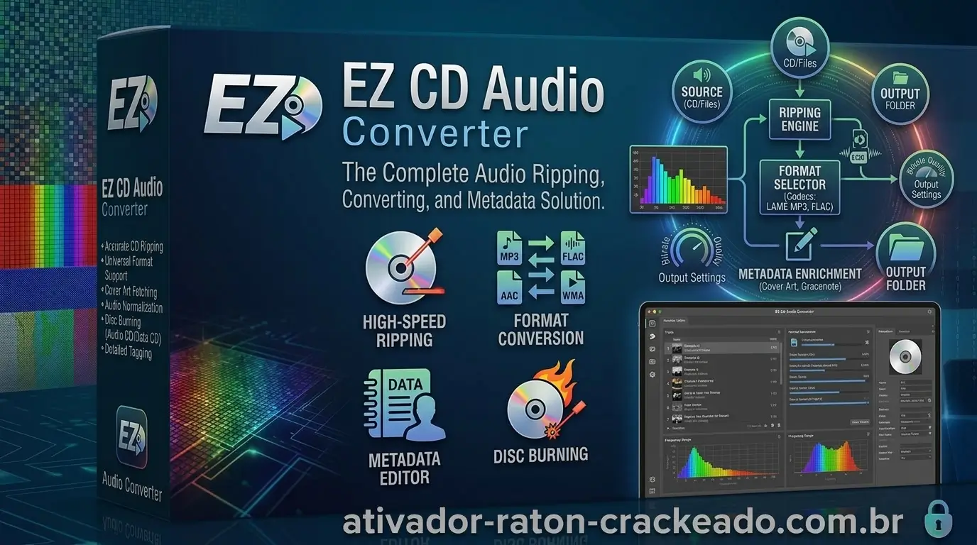 EZ CD Audio Converter 12.4.0.1 Gratis Baixar Português PT-BR Gratis Download - AtivadorRatonCrackeado EZ CD Audio Converter Gratis Baixar