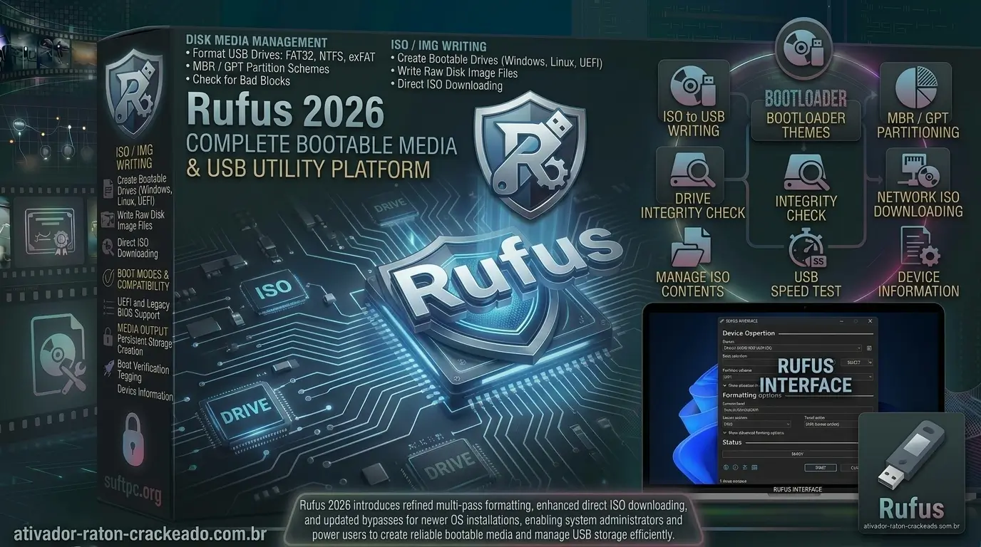Rufus 4.15.2396 Gratis Baixar para Windows Installation Português PT-BR Gratis Download - AtivadorRatonCrackeado Rufus Download Baixar