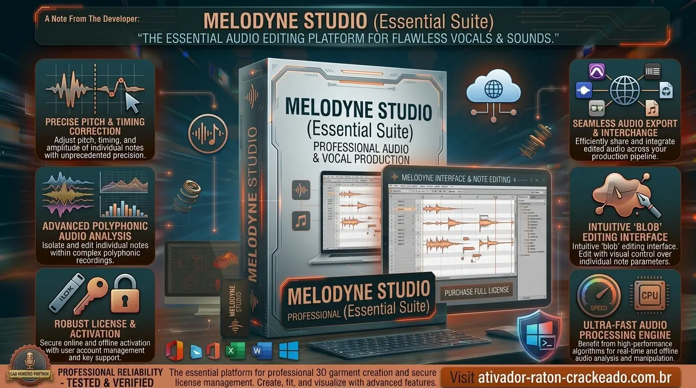 Melodyne Studio v5.4.2.006 Gratis Baxir Português PT-BR Gratis Download - AtivadorRatonCrackeado Melodyne Studio Download para Windows